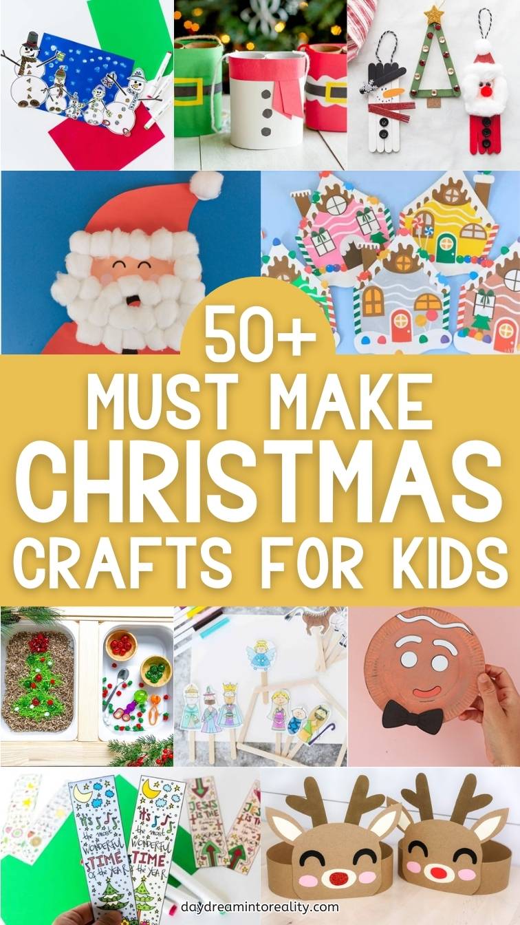 Christmas Crafts for Kids - Pinterest Image