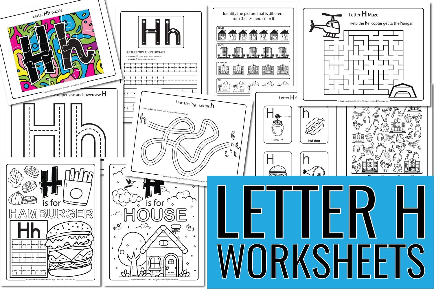 letter h free PDF Printables featured image